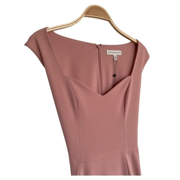 NWT Dress Population Elle Dress Blush - Picture 6 of 11